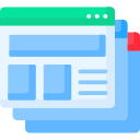 website landing page